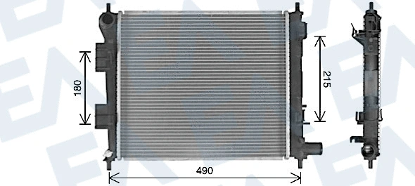 Radiator, engine cooling (31R28149)