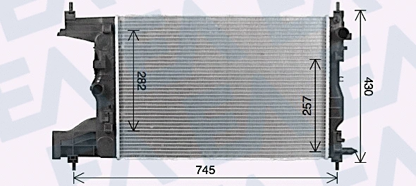 Radiator, engine cooling (31R14018)