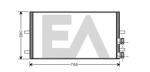 Condenser, air conditioning (30C22046)