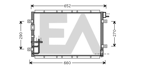 Condenser, air conditioning (30C36012)