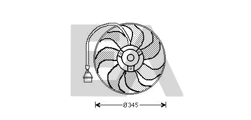 Fan, engine cooling (33V02007)