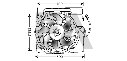 Fan, engine cooling (33V07008)