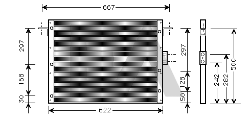 Condenser, air conditioning (30C05001)
