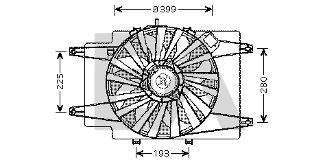 Fan, engine cooling (33V03002)