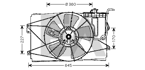Fan, engine cooling (33V71019)