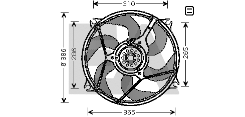 Fan, engine cooling (33V10015)
