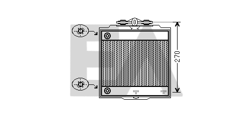 Radiator, engine cooling (31R07002)