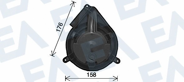 Electric Motor, interior blower (42A50045)