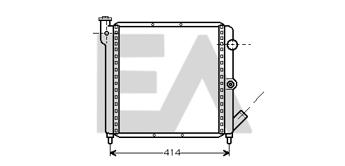 Radiator, engine cooling (31R60091)