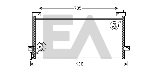 Condenser, air conditioning (30C76010)