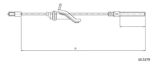 Cable Pull, parking brake (10.5379)