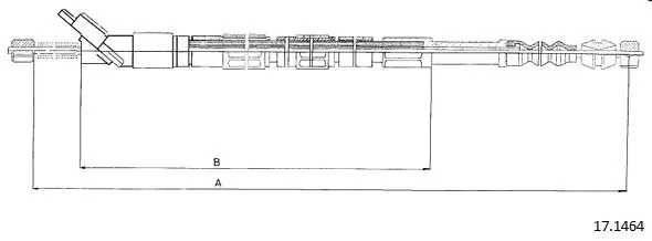 Cable Pull, parking brake (17.1464)