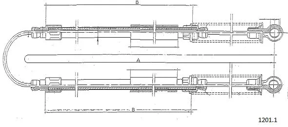 Cable Pull, parking brake (1201.1)