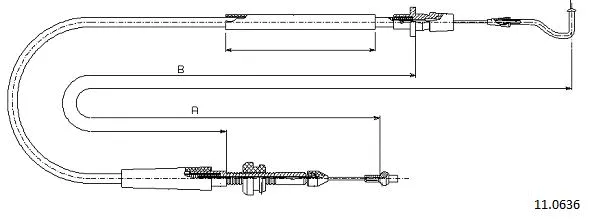 Accelerator Cable (11.0636)