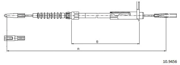 Cable Pull, parking brake (10.9456)