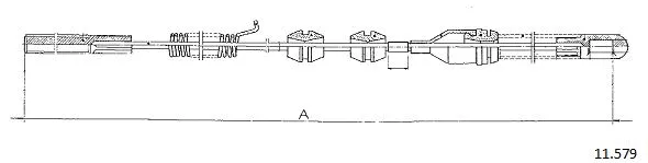 Cable Pull, parking brake (11.579)