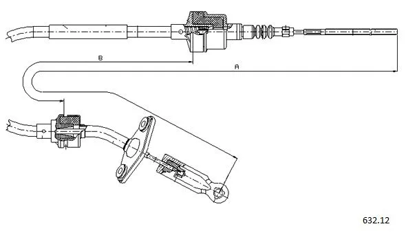 Cable Pull, clutch control (632.12)