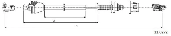 Accelerator Cable (11.0272)
