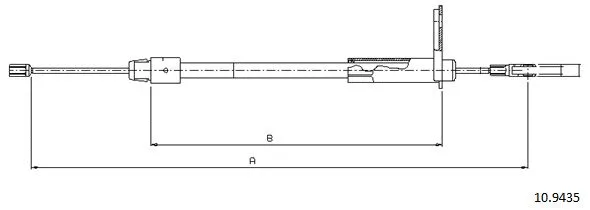 Cable Pull, parking brake (10.9435)