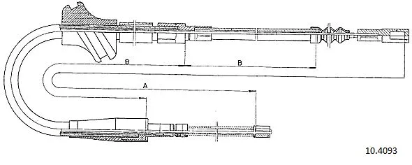 Cable Pull, parking brake (10.4093)