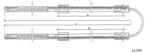 Cable Pull, parking brake (11.556)