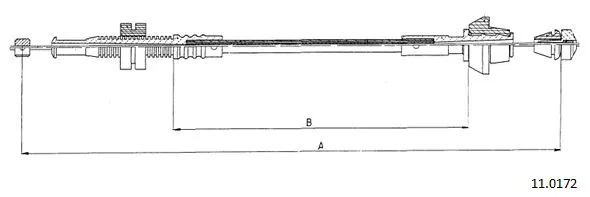 Accelerator Cable (11.0172)