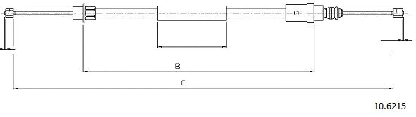 Cable Pull, parking brake (10.6215)