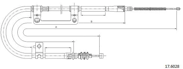 Cable Pull, parking brake (17.6028)