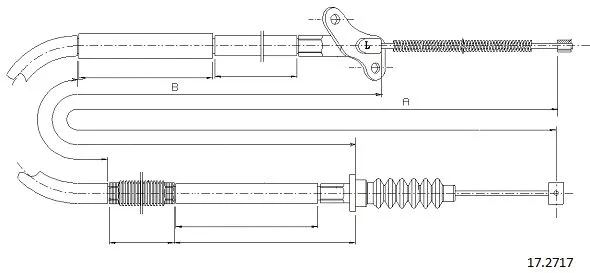 Cable Pull, parking brake (17.2717)