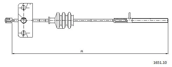 Cable Pull, parking brake (1651.10)