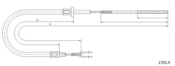 Cable Pull, clutch control (1702.9)