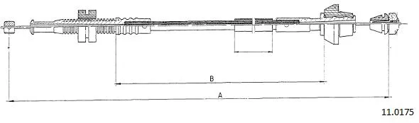 Accelerator Cable (11.0175)