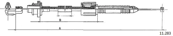 Accelerator Cable (11.0283)