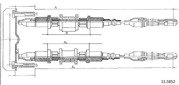 Cable Pull, parking brake (11.5852)