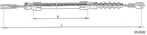 Cable Pull, parking brake (10.8182)