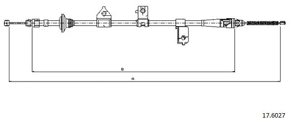Cable Pull, parking brake (17.6027)