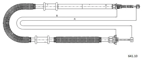 Cable Pull, parking brake (641.10)