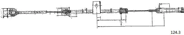 Cable, starter (124.3)