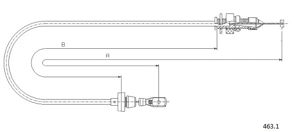 Accelerator Cable (463.1)