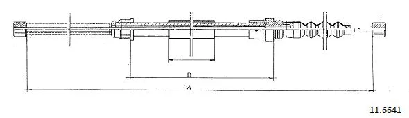 Cable Pull, parking brake (11.6641)