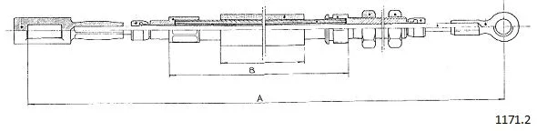 Cable Pull, parking brake (1171.2)