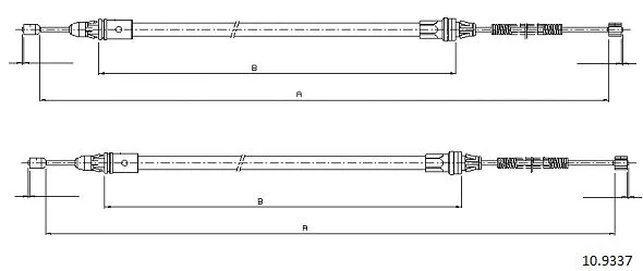 Cable Pull, parking brake (10.9337)