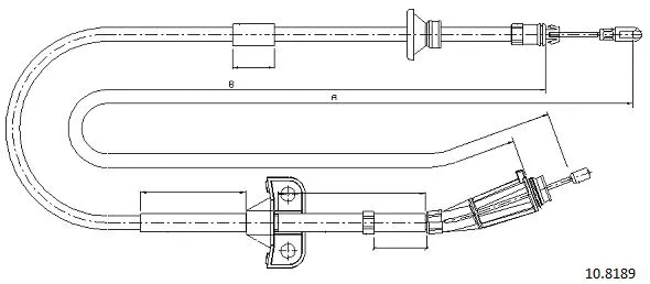Cable Pull, parking brake (10.8189)