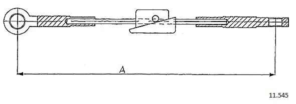 Cable Pull, parking brake (11.545)