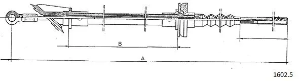Cable Pull, clutch control (1602.5)