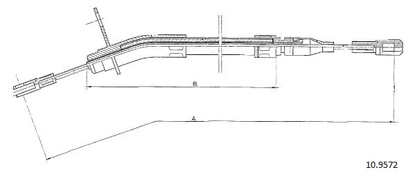 Cable Pull, parking brake (10.9572)