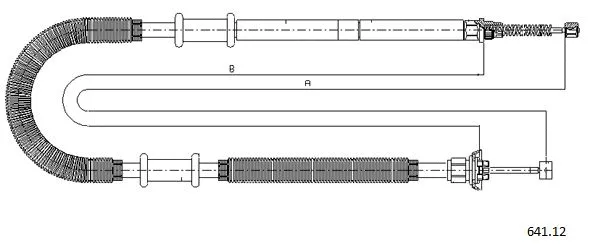 Cable Pull, parking brake (641.12)
