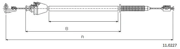 Accelerator Cable (11.0227)