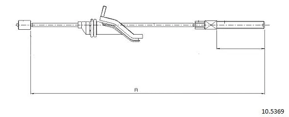Cable Pull, parking brake (10.5369)