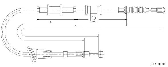 Cable Pull, parking brake (17.2028)